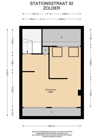 Floorplan - Stationsstraat 92, 6181 AK Elsloo
